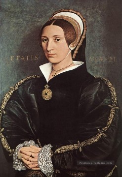 Portrait de Catherine Howard Renaissance Hans Holbein le Jeune Peinture à l'huile